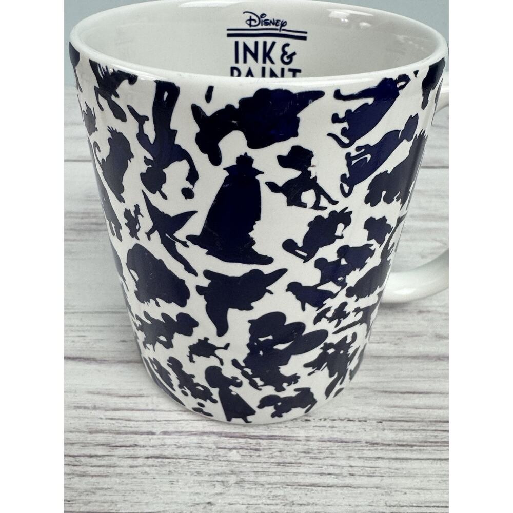 Disney‎ Ink & Paint Color Changing Ceramic Coffee Mug Cup Character Silhouettes - Picture 3 of 16